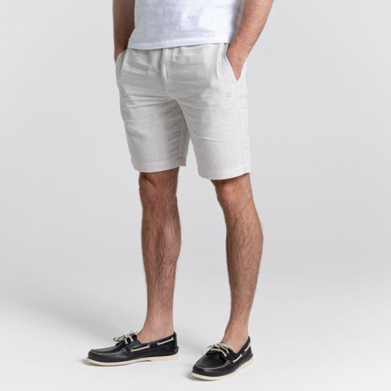 Craghoppers Nosibotanical Buck Shorts Herre Hvite | 8290UXBKZ