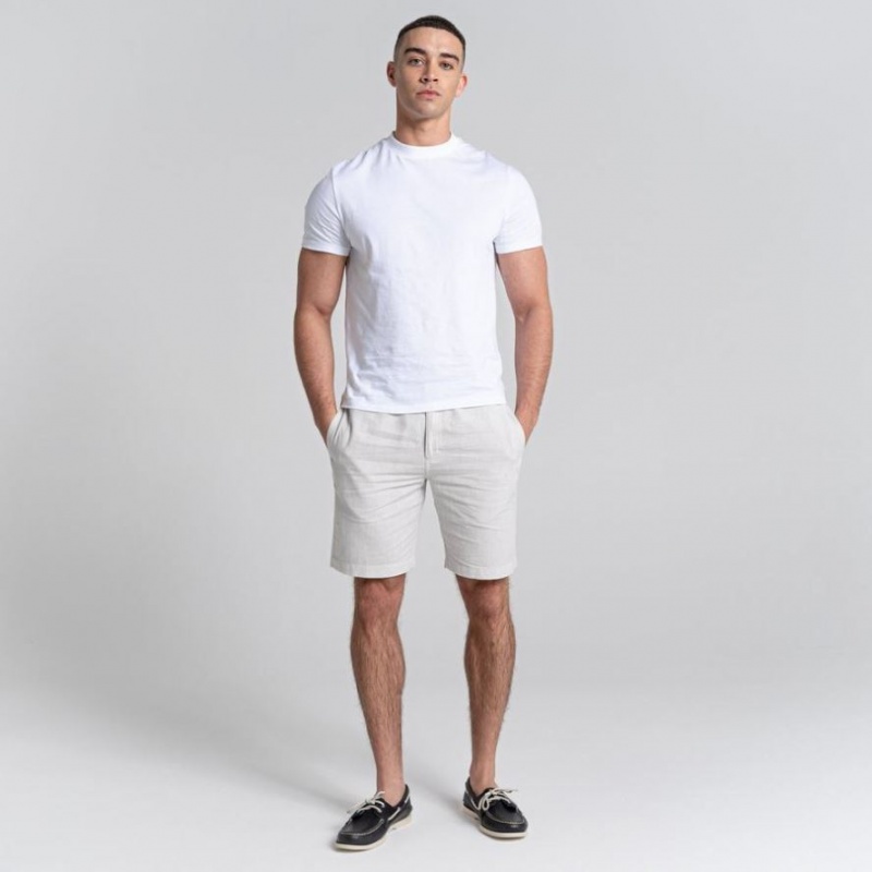 Craghoppers Nosibotanical Buck Shorts Herre Hvite | 8290UXBKZ