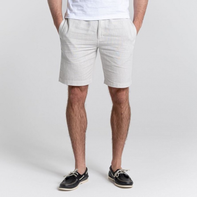 Craghoppers Nosibotanical Buck Shorts Herre Hvite | 8290UXBKZ