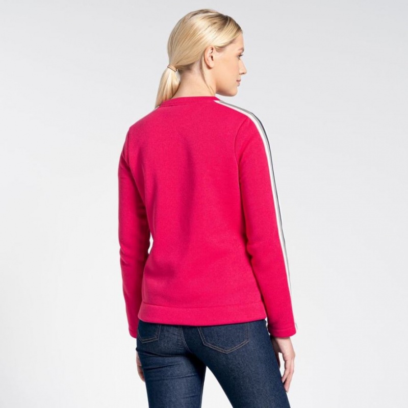 Craghoppers Pinalla Crew Neck Fleecegensere Dame Rosa | 0138FTMKD