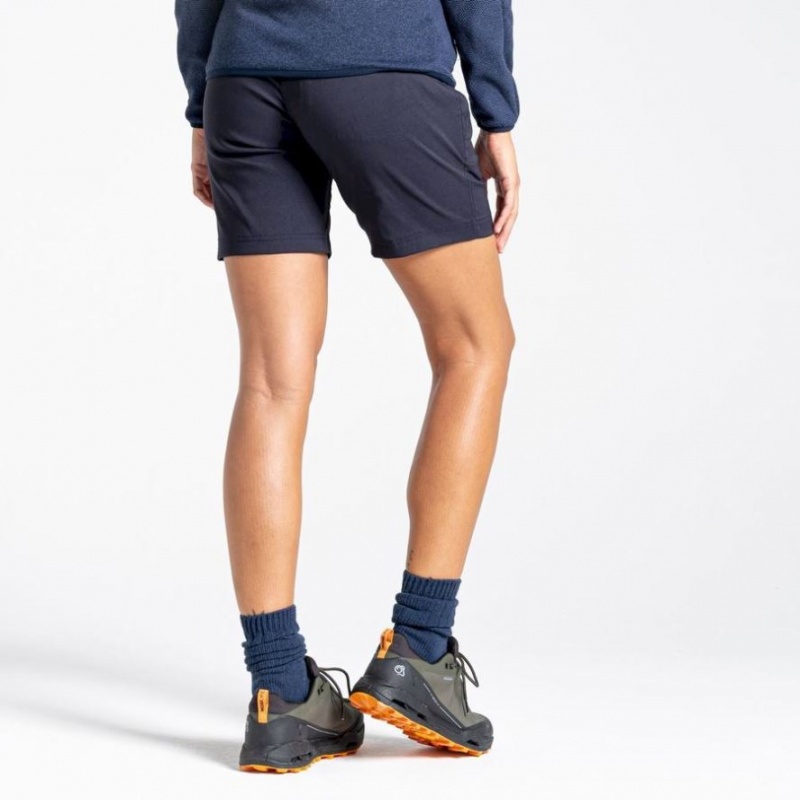 Craghoppers Stretch Kiwi Pro III Shorts Dame Marineblå | 7609QKSXT