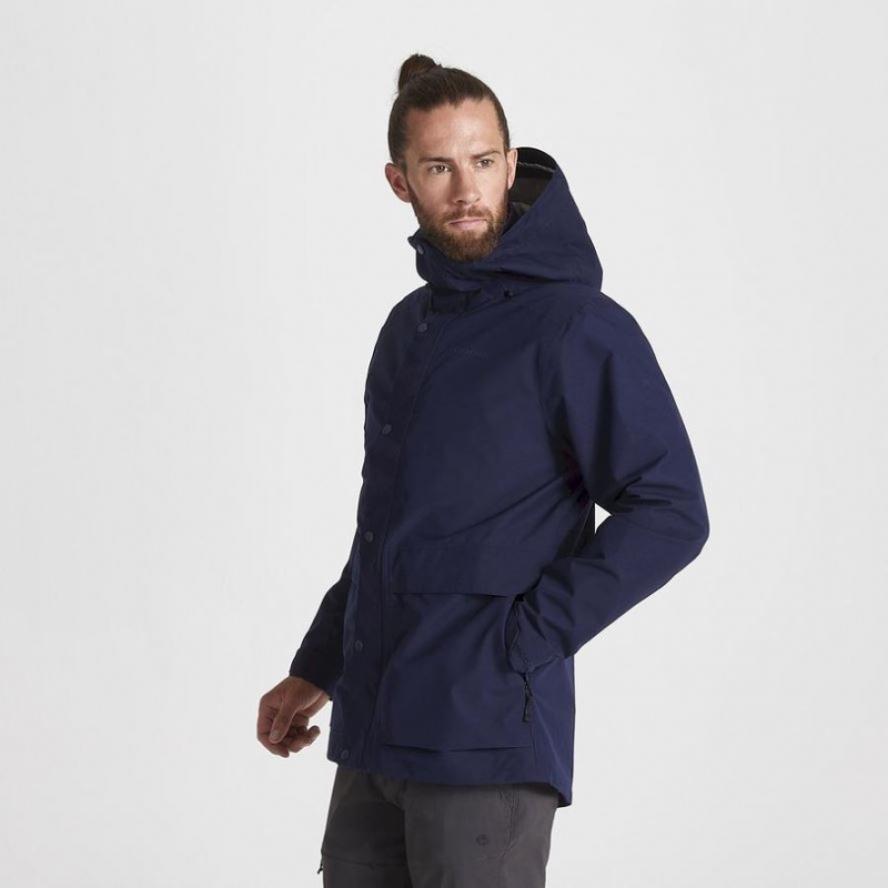 Craghoppers Talo Gore Tex Jakke Herre Marineblå | 8619REZIV