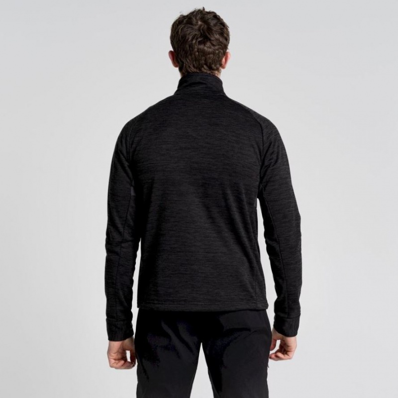 Craghoppers Tarbert Half Zip Fleecegensere Herre Svarte | 4685TZEGW