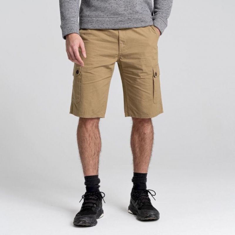 Craghoppers Thallon Shorts Herre Khaki | 3510RFBTG