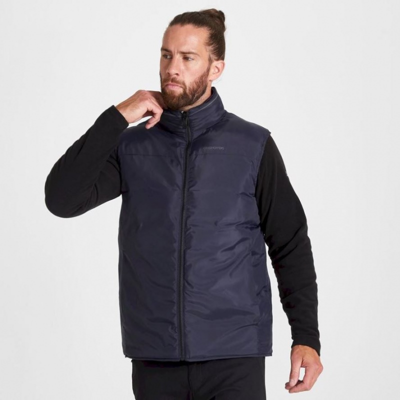 Craghoppers Trillick Downlike Vest Herre Blå | 5043JDGCT