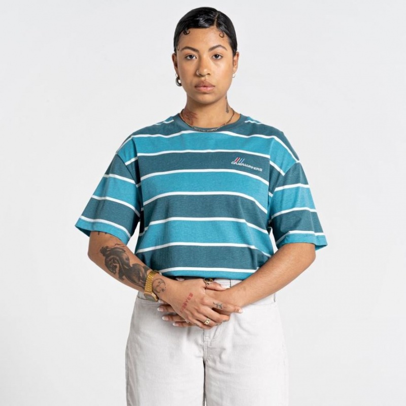 Craghoppers Ventura Kort Sleeve T-skjorte Dame Grønn | 9314XNDZC